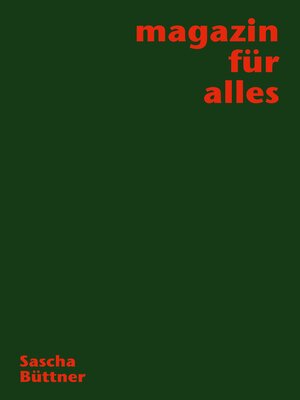 cover image of Magazin für Alles